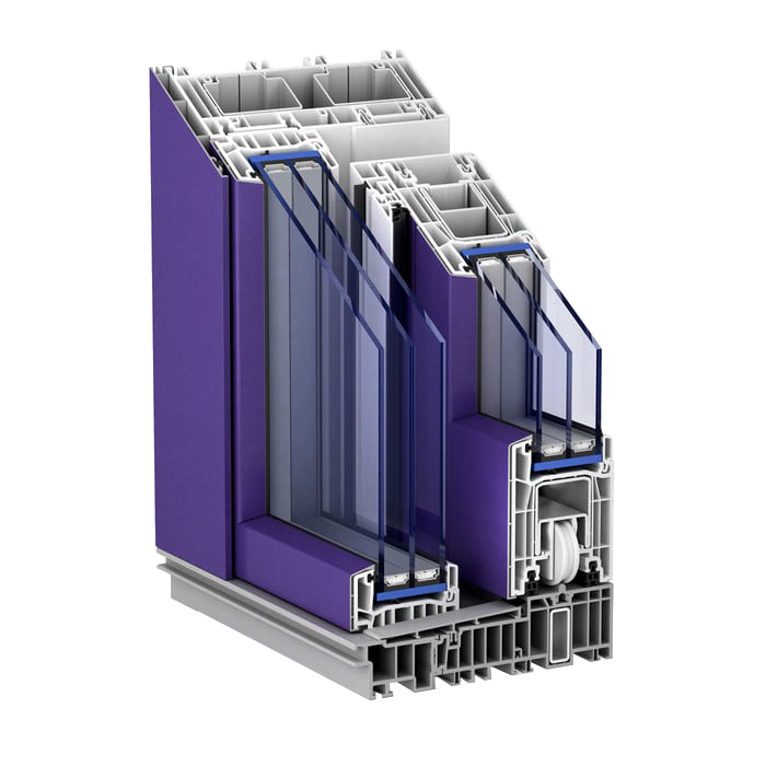 PREMIDOOR 76 LUX ALUCLIP